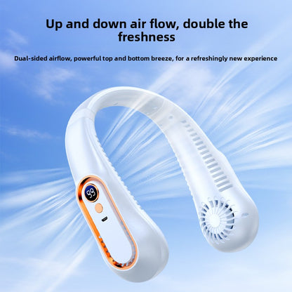 Portable Rechargeable Neck Fan with Adjustable Speeds