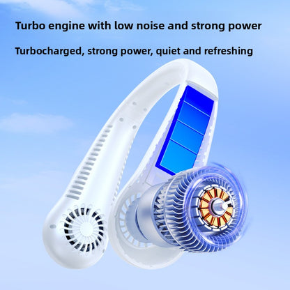 Portable Rechargeable Neck Fan with Adjustable Speeds