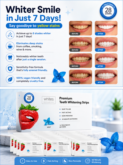 Teeth whitening strips by Whites Beaconsfield