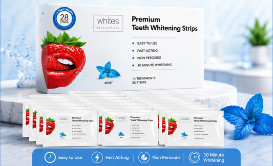 Teeth whitening strips by Whites Beaconsfield