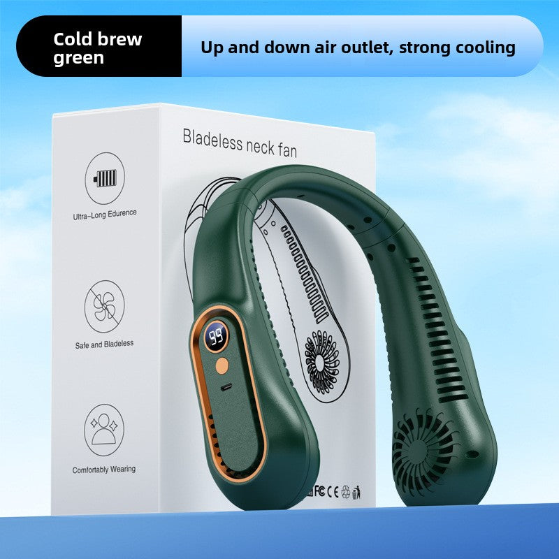 Portable Rechargeable Neck Fan with Adjustable Speeds