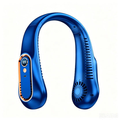 Portable Rechargeable Neck Fan with Adjustable Speeds